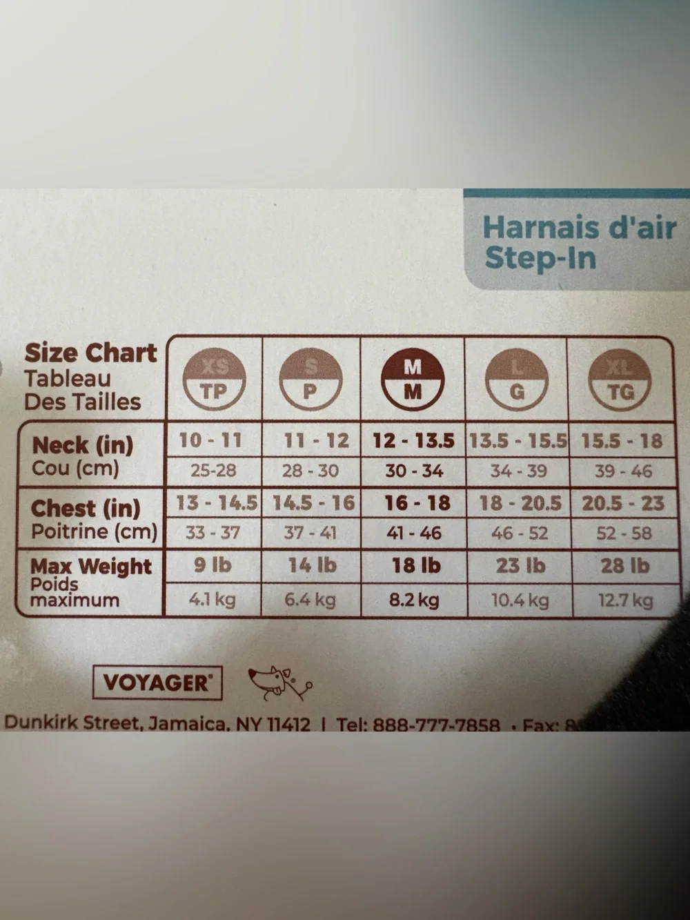 Voyager Purple Step-In Air Dog Harness - Medium